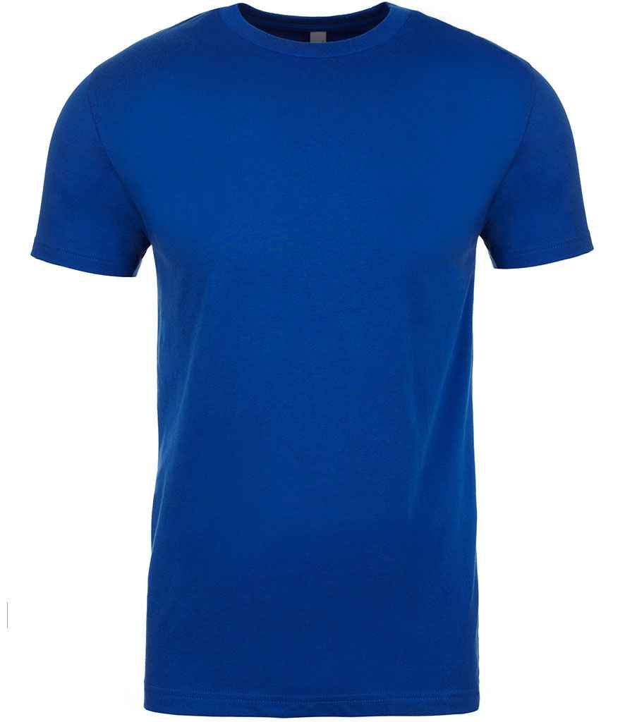 Next Level Apparel Unisex Cotton Crew Neck T-Shirt in by Next Level Apparel — Custom branded clothing by Print Press, featuring premium embroidery produced in our specialist print lab in the UK.