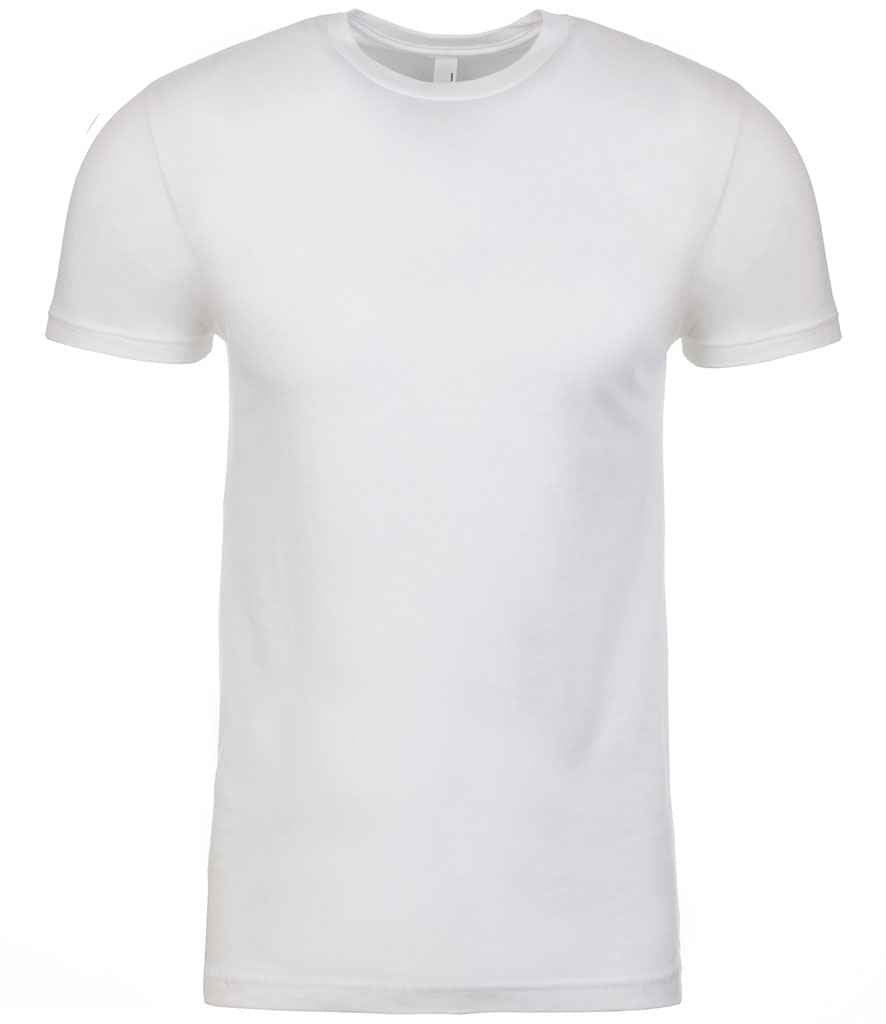 Next Level Apparel Unisex Cotton Crew Neck T-Shirt in by Next Level Apparel — Custom branded clothing by Print Press, featuring premium embroidery produced in our specialist print lab in the UK.