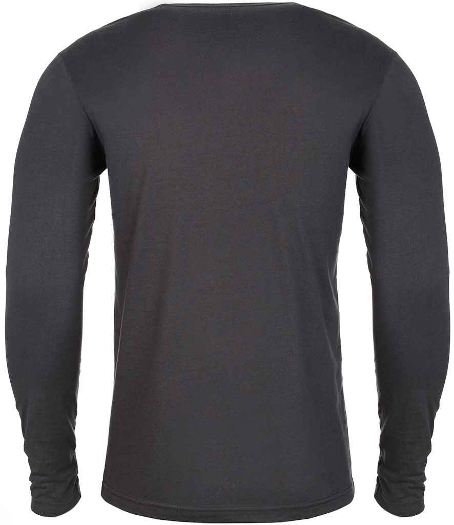 Next Level Apparel Cotton Long Sleeve Crew Neck T-Shirt in by Next Level Apparel — Custom branded clothing by Print Press, featuring premium embroidery produced in our specialist print lab in the UK.