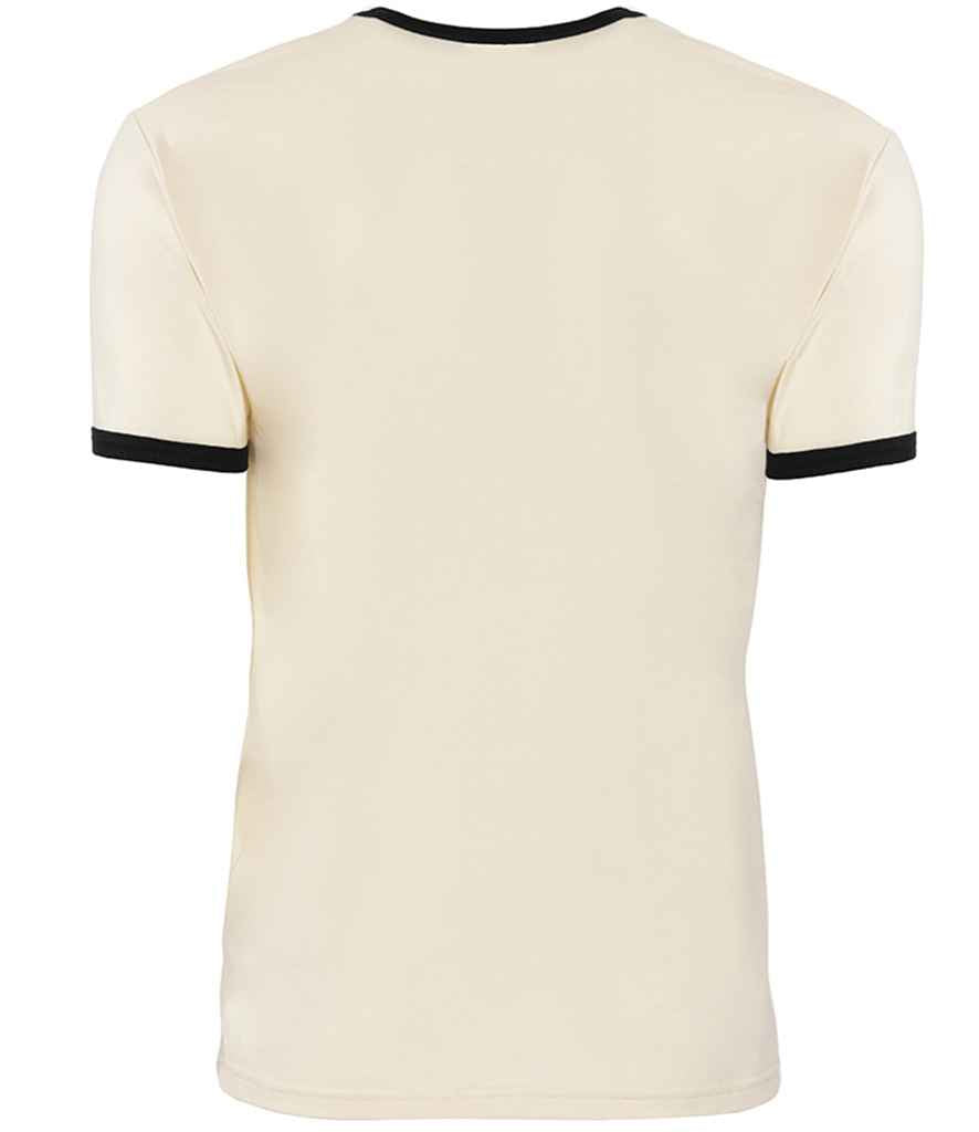 Next Level Apparel Unisex Cotton Ringer T-Shirt in by Next Level Apparel — Custom branded clothing by Print Press, featuring premium embroidery produced in our specialist print lab in the UK.