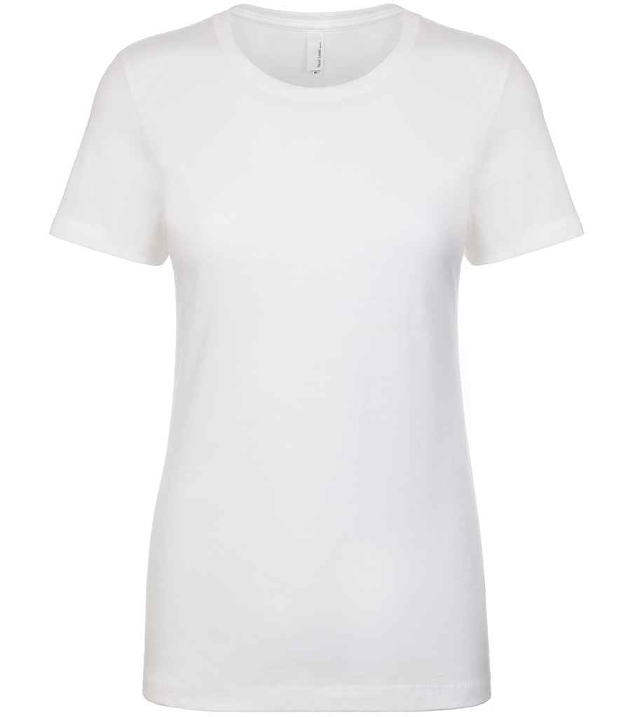 Next Level Apparel Ladies Cotton Boyfriend T-Shirt in by Next Level Apparel — Custom branded clothing by Print Press, featuring premium embroidery produced in our specialist print lab in the UK.