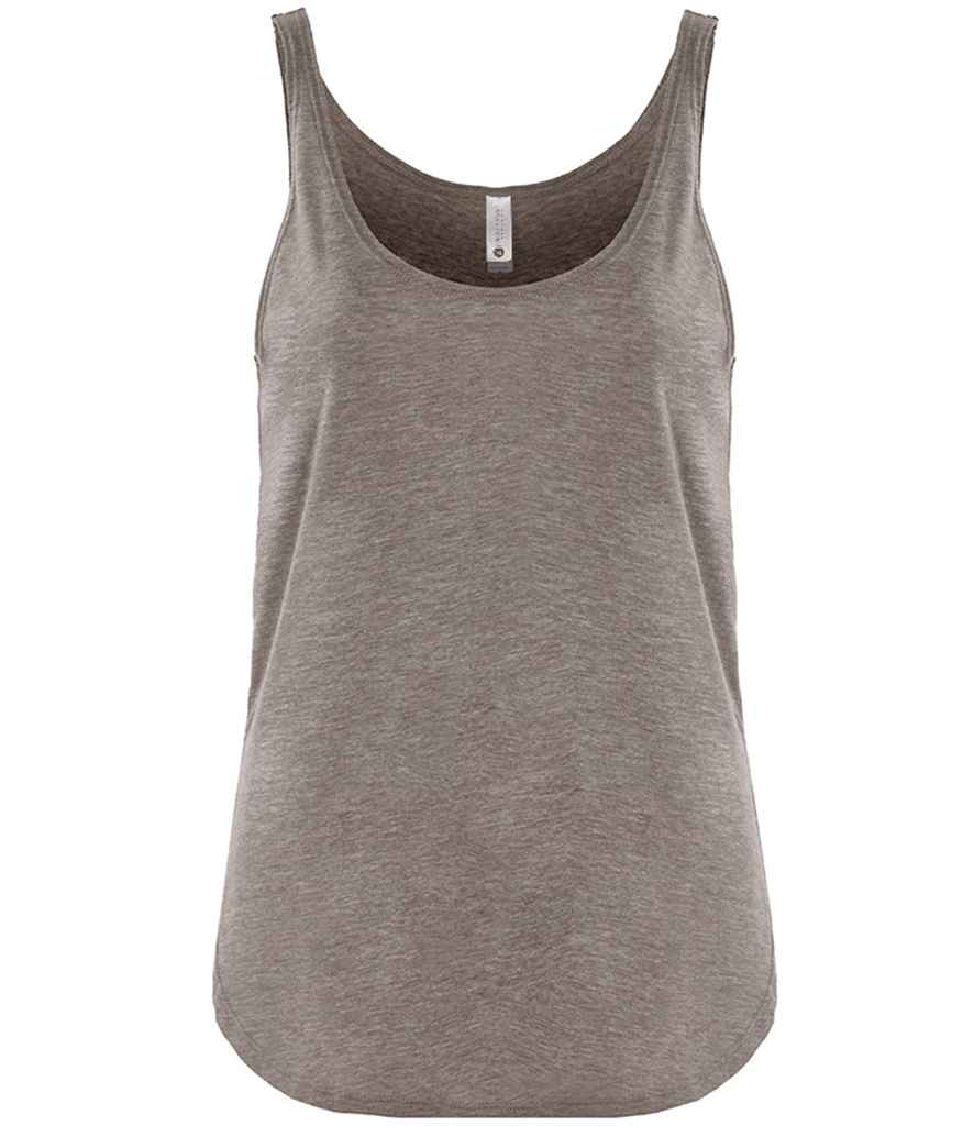 Next Level Apparel Ladies Festival Tank Top in Ash by Next Level Apparel — Custom branded clothing by Print Press, featuring premium embroidery produced in our specialist print lab in the UK.