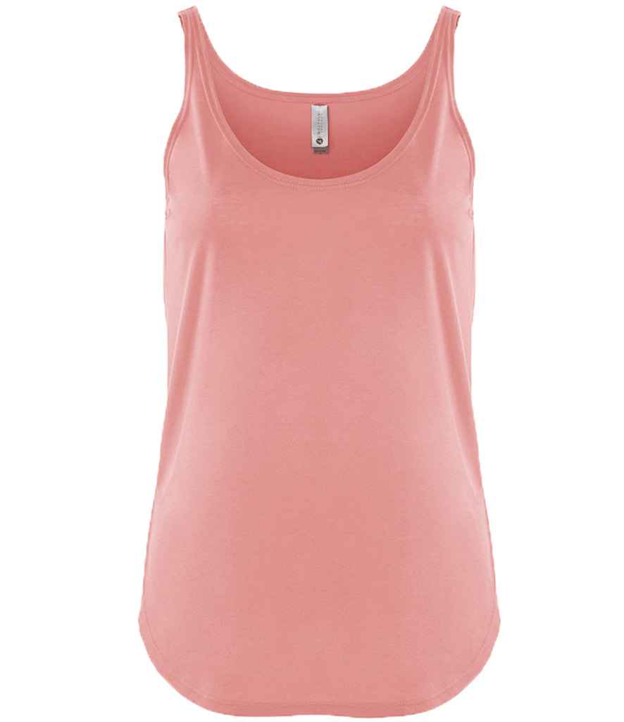 Next Level Apparel Ladies Festival Tank Top in Desert Pink by Next Level Apparel — Custom branded clothing by Print Press, featuring premium embroidery produced in our specialist print lab in the UK.