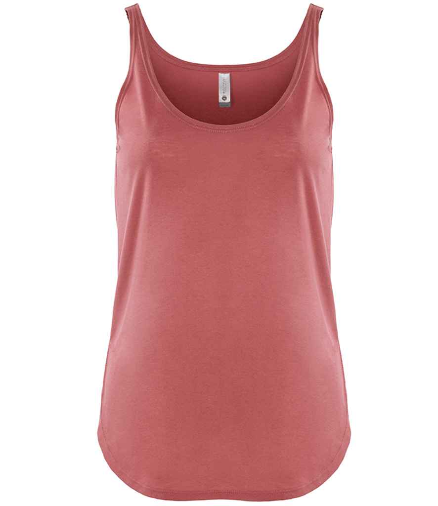 Next Level Apparel Ladies Festival Tank Top in Smoked Paprika by Next Level Apparel — Custom branded clothing by Print Press, featuring premium embroidery produced in our specialist print lab in the UK.