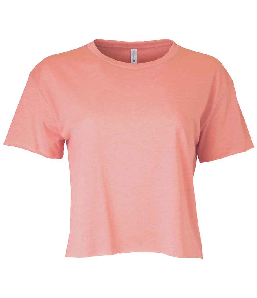 Next Level Apparel Ladies Festival Cali Cropped T-Shirt in Desert Pink by Next Level Apparel — Custom branded clothing by Print Press, featuring premium embroidery produced in our specialist print lab in the UK.