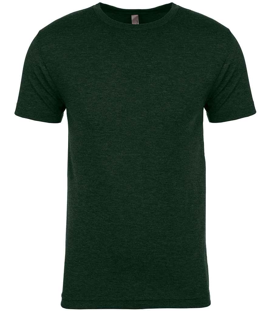Next Level Apparel Tri-Blend Crew Neck T-Shirt in Black Forest by Next Level Apparel — Custom branded clothing by Print Press, featuring premium embroidery produced in our specialist print lab in the UK.