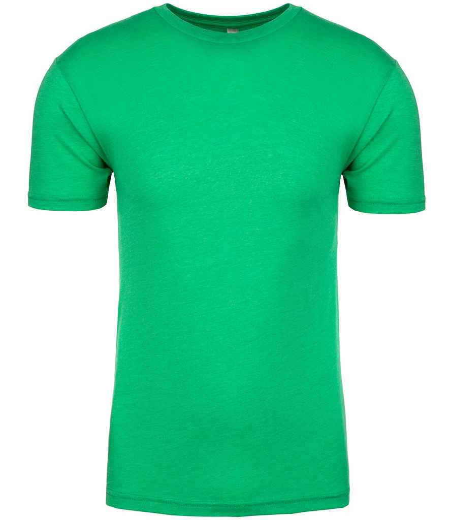 Next Level Apparel Tri-Blend Crew Neck T-Shirt in Envy by Next Level Apparel — Custom branded clothing by Print Press, featuring premium embroidery produced in our specialist print lab in the UK.
