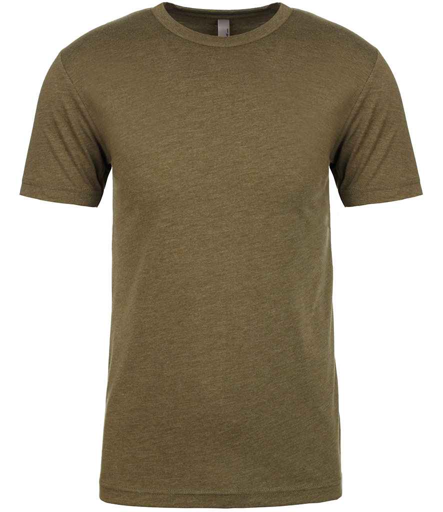 Next Level Apparel Tri-Blend Crew Neck T-Shirt in by Next Level Apparel — Custom branded clothing by Print Press, featuring premium embroidery produced in our specialist print lab in the UK.