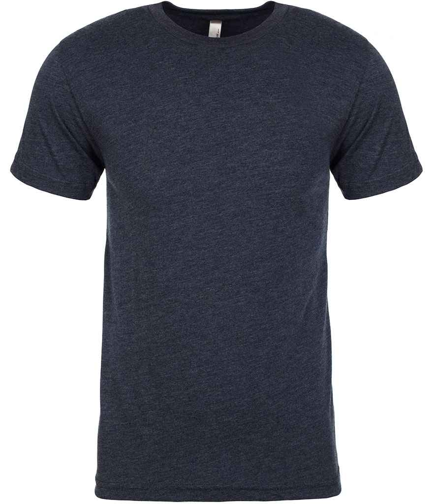 Next Level Apparel Tri-Blend Crew Neck T-Shirt in Vintage Navy by Next Level Apparel — Custom branded clothing by Print Press, featuring premium embroidery produced in our specialist print lab in the UK.