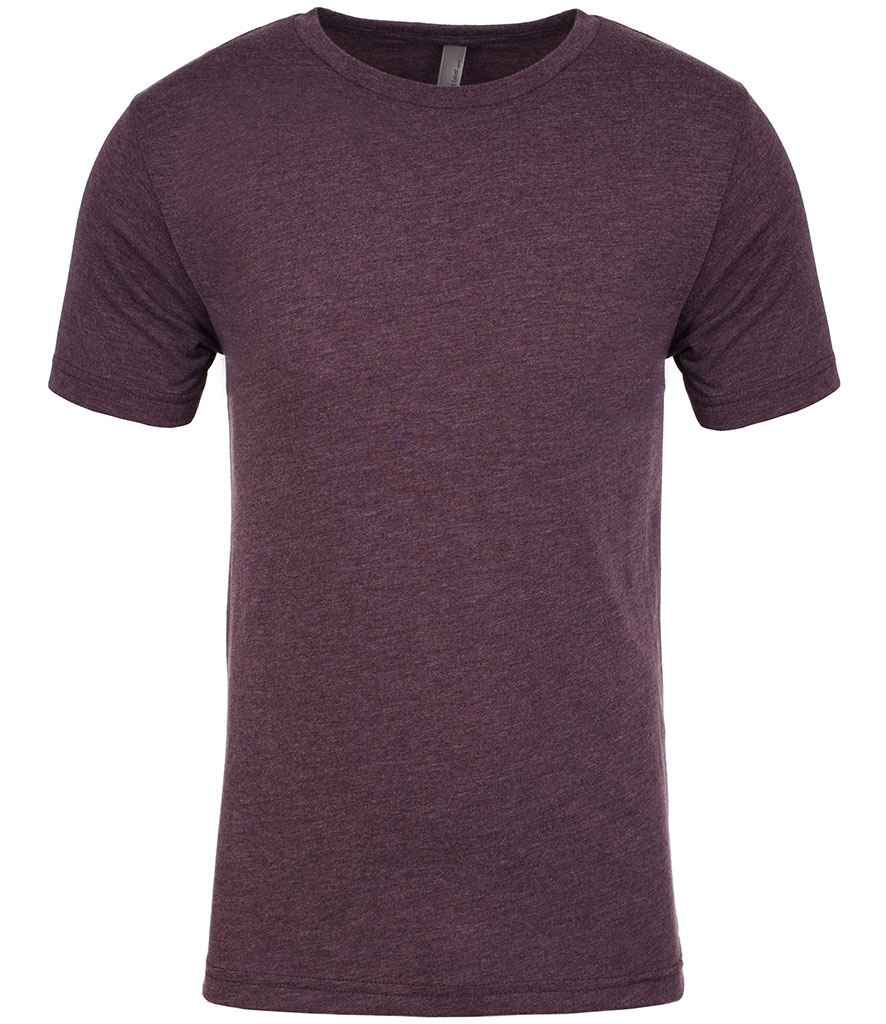 Next Level Apparel Tri-Blend Crew Neck T-Shirt in Vintage Purple by Next Level Apparel — Custom branded clothing by Print Press, featuring premium embroidery produced in our specialist print lab in the UK.