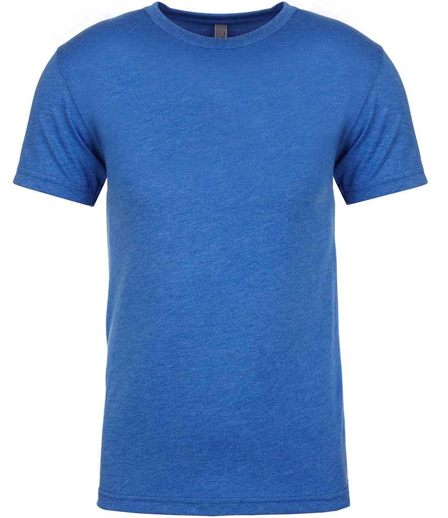 Next Level Apparel Tri-Blend Crew Neck T-Shirt in Vintage Royal Blue by Next Level Apparel — Custom branded clothing by Print Press, featuring premium embroidery produced in our specialist print lab in the UK.