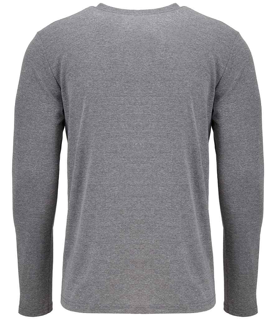 Next Level Apparel Unisex Long Sleeve Tri-Blend Crew T-Shirt in by Next Level Apparel — Custom branded clothing by Print Press, featuring premium embroidery produced in our specialist print lab in the UK.