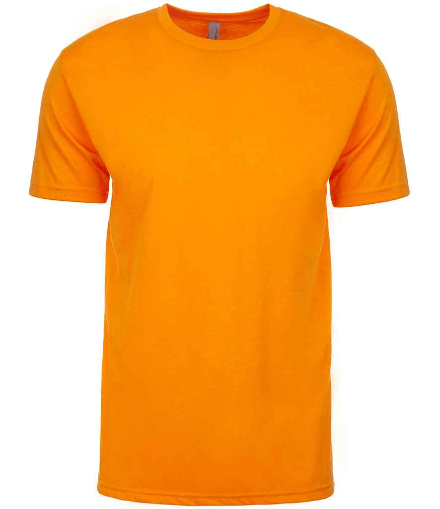 Next Level Apparel Unisex CVC Crew Neck T-Shirt in Orange by Next Level Apparel — Custom branded clothing by Print Press, featuring premium embroidery produced in our specialist print lab in the UK.