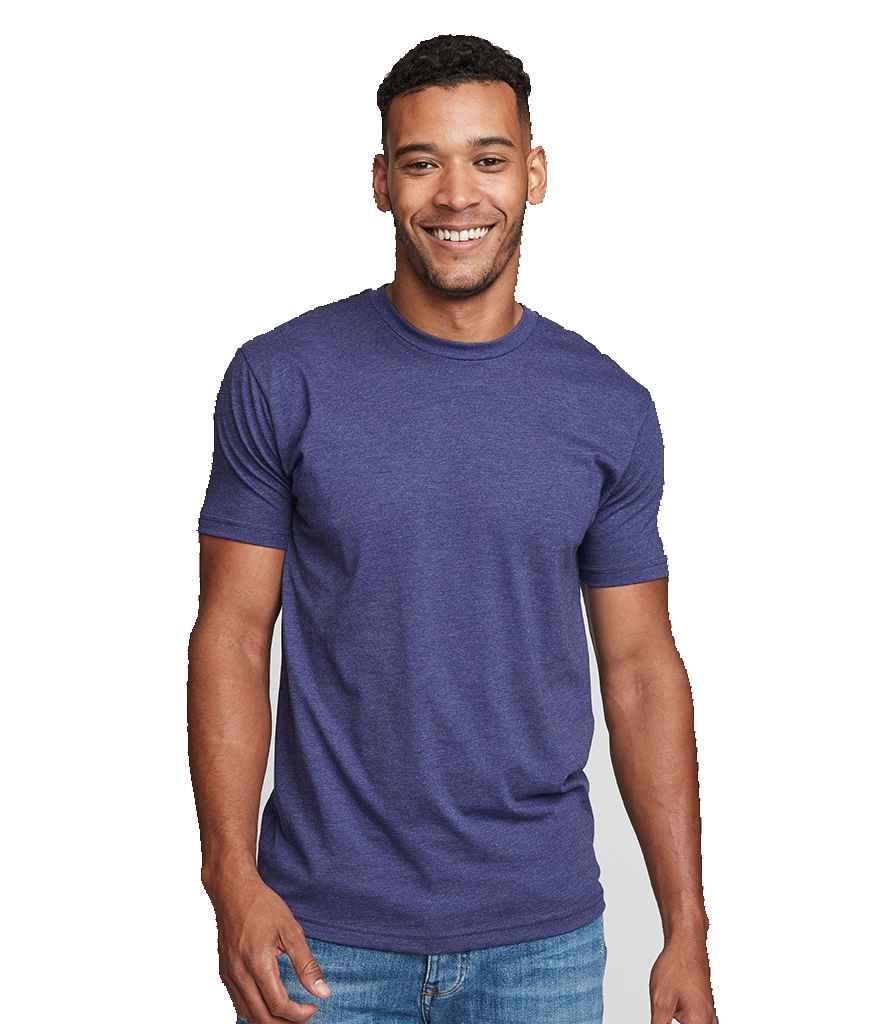 Next Level Apparel Unisex CVC Crew Neck T-Shirt in Purple Rush by Next Level Apparel — Custom branded clothing by Print Press, featuring premium embroidery produced in our specialist print lab in the UK.