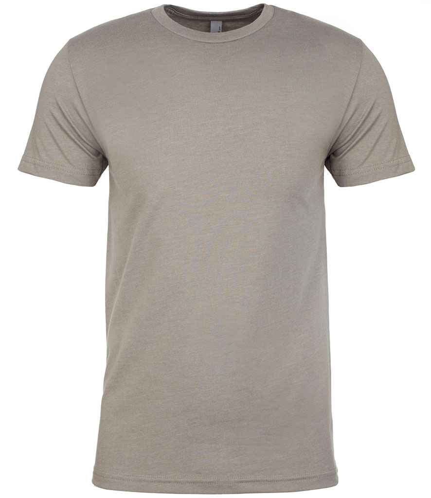 Next Level Apparel Unisex CVC Crew Neck T-Shirt in Stone by Next Level Apparel — Custom branded clothing by Print Press, featuring premium embroidery produced in our specialist print lab in the UK.