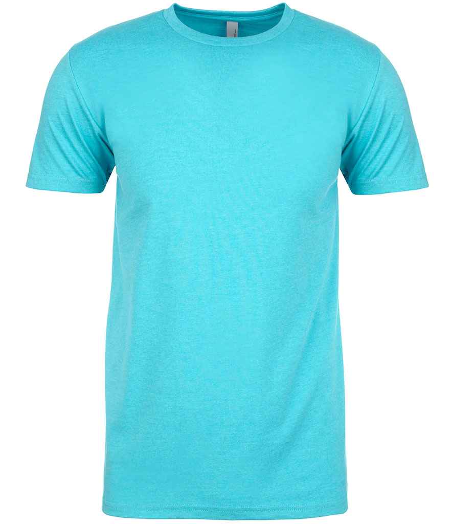 Next Level Apparel Unisex CVC Crew Neck T-Shirt in Tahiti Blue by Next Level Apparel — Custom branded clothing by Print Press, featuring premium embroidery produced in our specialist print lab in the UK.