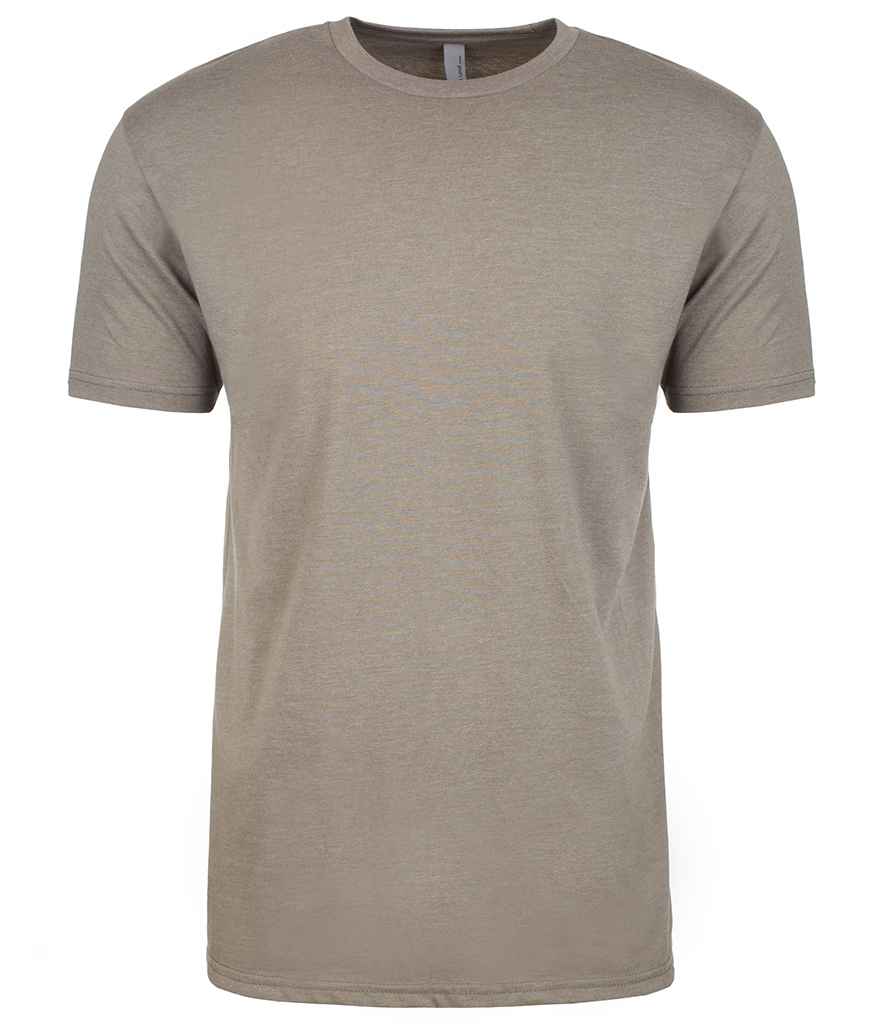Next Level Apparel Unisex CVC Crew Neck T-Shirt in Warm Grey by Next Level Apparel — Custom branded clothing by Print Press, featuring premium embroidery produced in our specialist print lab in the UK.
