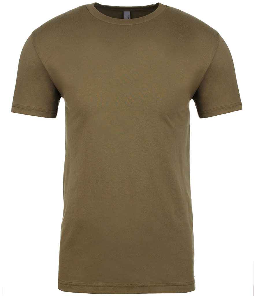 Next Level Apparel Unisex Sueded Crew Neck T-Shirt in by Next Level Apparel — Custom branded clothing by Print Press, featuring premium embroidery produced in our specialist print lab in the UK.