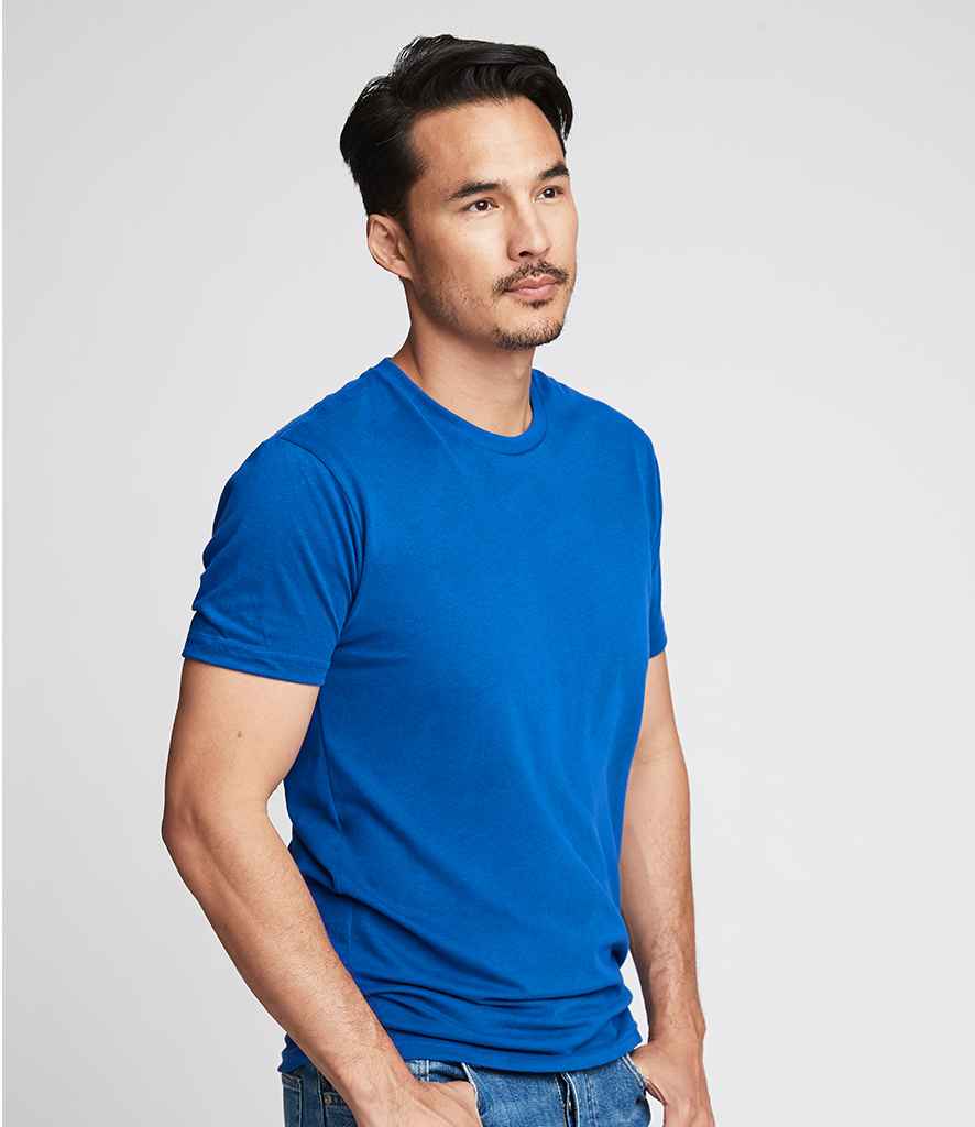 Next Level Apparel Unisex Sueded Crew Neck T-Shirt in Royal Blue by Next Level Apparel — Custom branded clothing by Print Press, featuring premium embroidery produced in our specialist print lab in the UK.