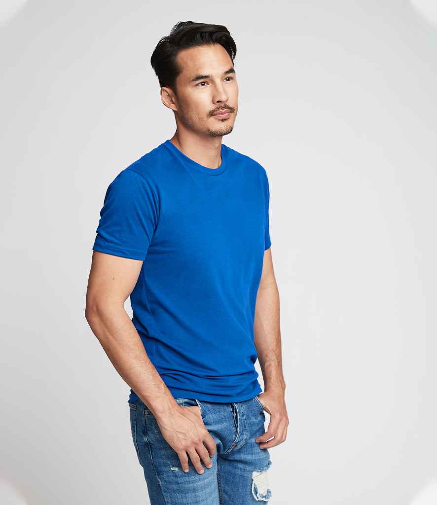 Next Level Apparel Unisex Sueded Crew Neck T-Shirt in by Next Level Apparel — Custom branded clothing by Print Press, featuring premium embroidery produced in our specialist print lab in the UK.