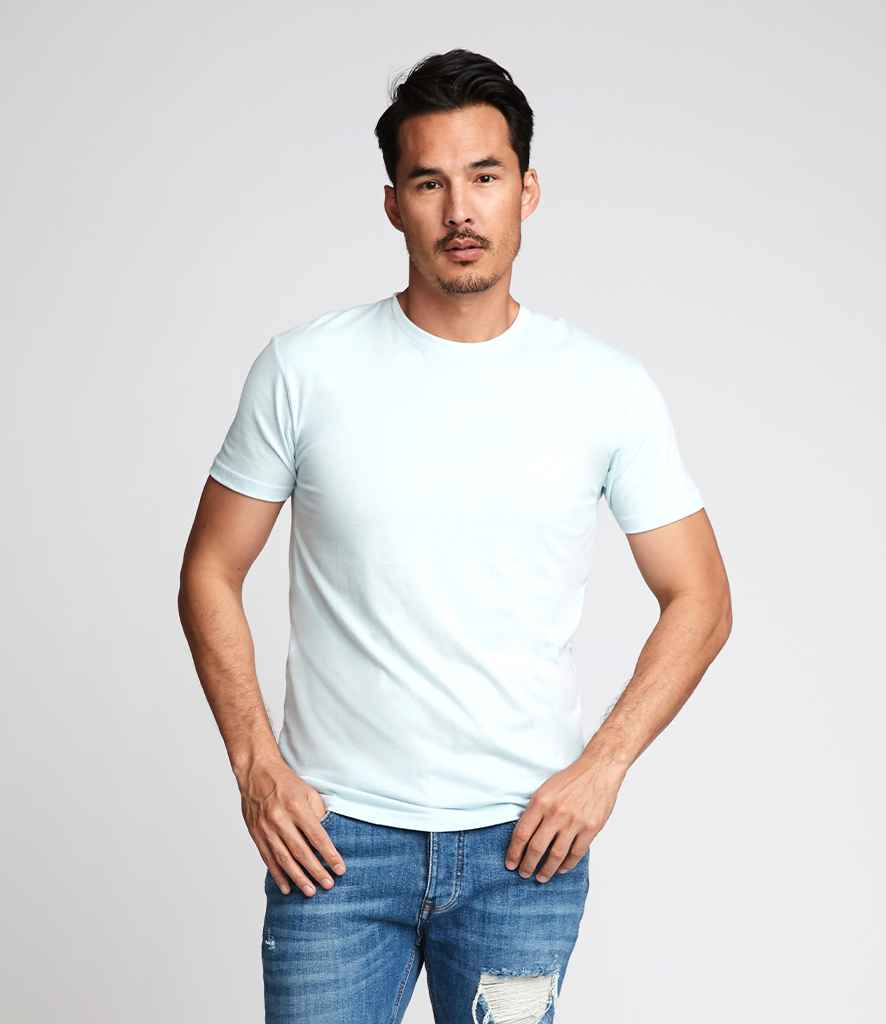 Next Level Apparel Unisex Sueded Crew Neck T-Shirt in White by Next Level Apparel — Custom branded clothing by Print Press, featuring premium embroidery produced in our specialist print lab in the UK.