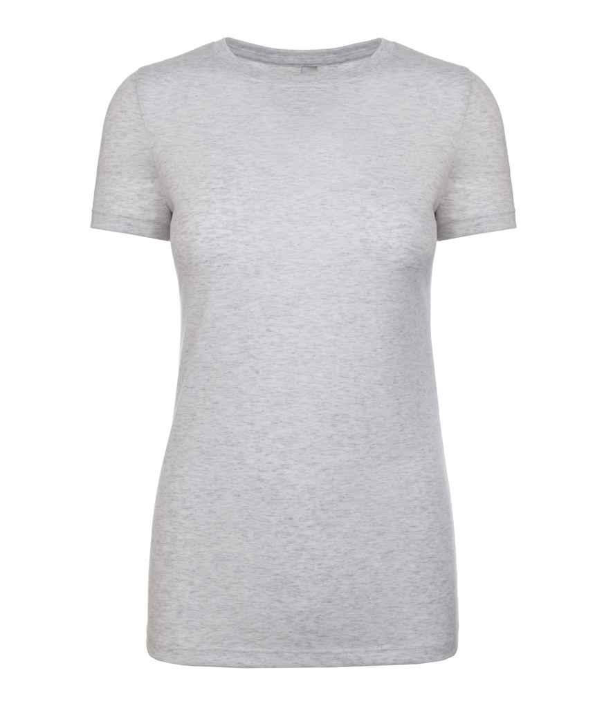 Next Level Apparel Ladies Tri-Blend T-Shirt in Heather White by Next Level Apparel — Custom branded clothing by Print Press, featuring premium embroidery produced in our specialist print lab in the UK.