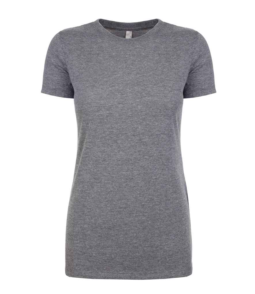 Next Level Apparel Ladies Tri-Blend T-Shirt in Premium Heather by Next Level Apparel — Custom branded clothing by Print Press, featuring premium embroidery produced in our specialist print lab in the UK.