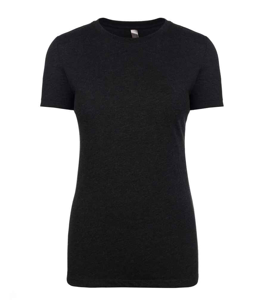 Next Level Apparel Ladies Tri-Blend T-Shirt in Vintage Black by Next Level Apparel — Custom branded clothing by Print Press, featuring premium embroidery produced in our specialist print lab in the UK.