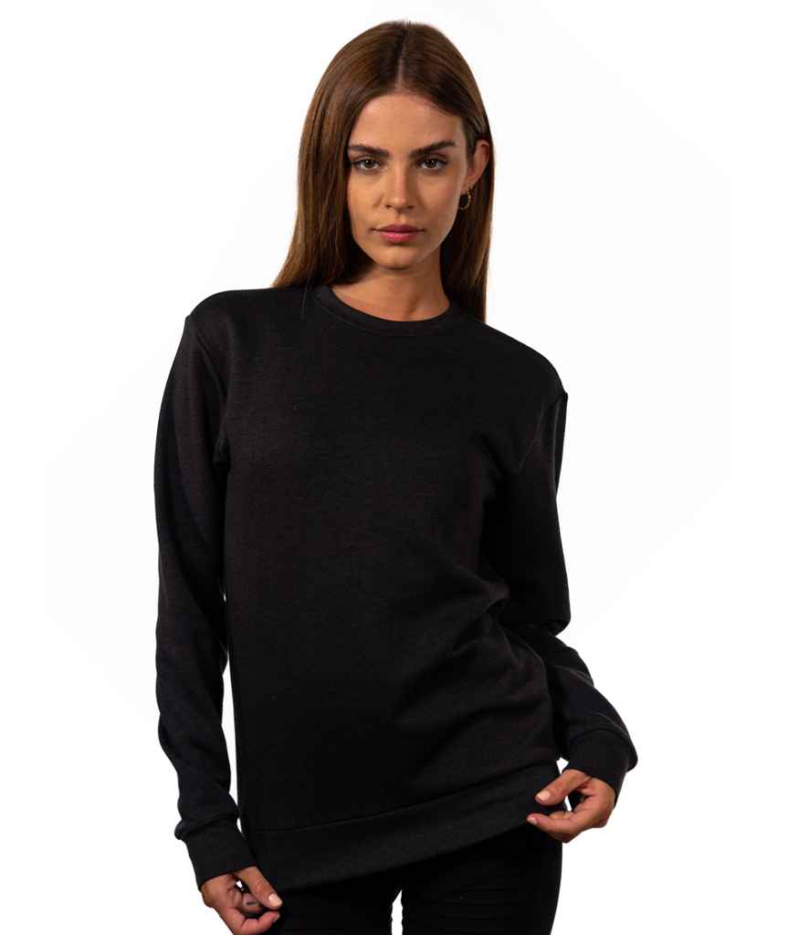 Next Level Apparel Unisex CVC Crew Neck Sweatshirt in by Next Level Apparel — Custom branded clothing by Print Press, featuring premium embroidery produced in our specialist print lab in the UK.