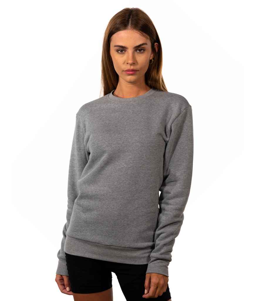 Next Level Apparel Unisex CVC Crew Neck Sweatshirt in by Next Level Apparel — Custom branded clothing by Print Press, featuring premium embroidery produced in our specialist print lab in the UK.