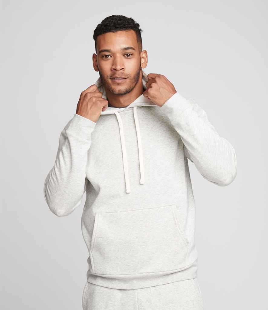 Next Level Apparel Unisex CVC Standard Pullover Hoodie in Heather Slate Blue by Next Level Apparel — Custom branded clothing by Print Press, featuring premium embroidery produced in our specialist print lab in the UK.