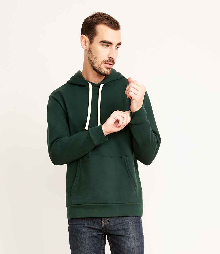 Next Level Apparel Unisex Fleece Pullover Hoodie in Forest Green by Next Level Apparel — Custom branded clothing by Print Press, featuring premium embroidery produced in our specialist print lab in the UK.
