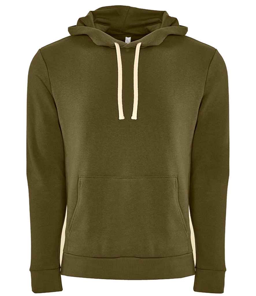 Next Level Apparel Unisex Fleece Pullover Hoodie in Military Green by Next Level Apparel — Custom branded clothing by Print Press, featuring premium embroidery produced in our specialist print lab in the UK.