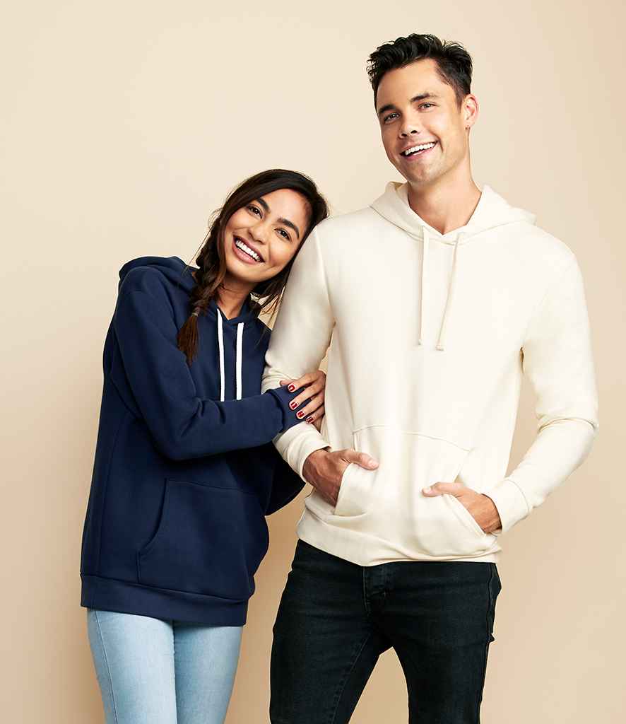 Next Level Apparel Unisex Fleece Pullover Hoodie in Midnight Navy by Next Level Apparel — Custom branded clothing by Print Press, featuring premium embroidery produced in our specialist print lab in the UK.