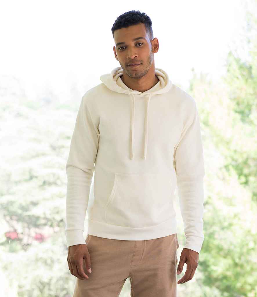 Next Level Apparel Unisex Fleece Pullover Hoodie in Natural by Next Level Apparel — Custom branded clothing by Print Press, featuring premium embroidery produced in our specialist print lab in the UK.