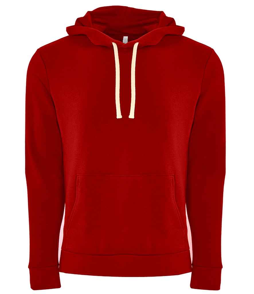 Next Level Apparel Unisex Fleece Pullover Hoodie in Red by Next Level Apparel — Custom branded clothing by Print Press, featuring premium embroidery produced in our specialist print lab in the UK.