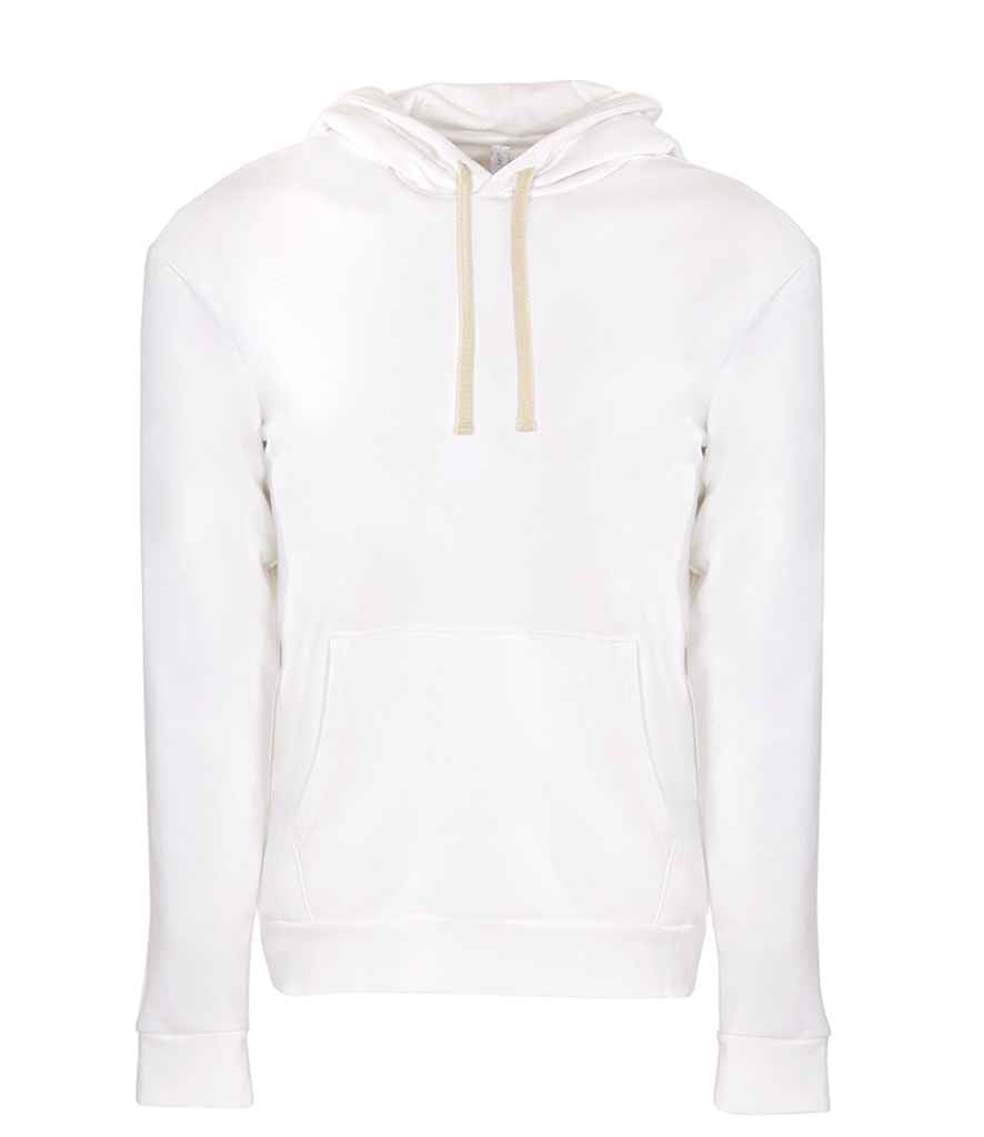 Next Level Apparel Unisex Fleece Pullover Hoodie in White by Next Level Apparel — Custom branded clothing by Print Press, featuring premium embroidery produced in our specialist print lab in the UK.