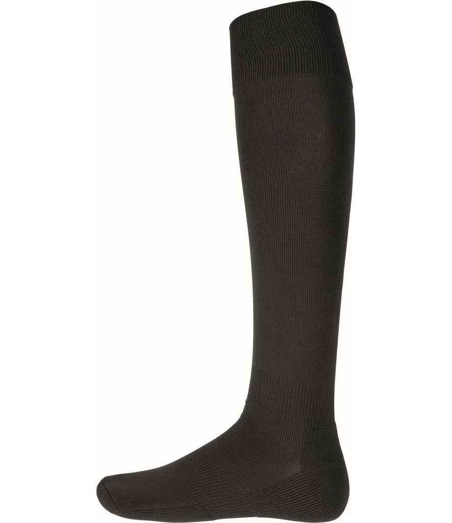 Proact Sports Socks in Black by Proact — Custom branded clothing by Print Press, featuring premium embroidery produced in our specialist print lab in the UK.