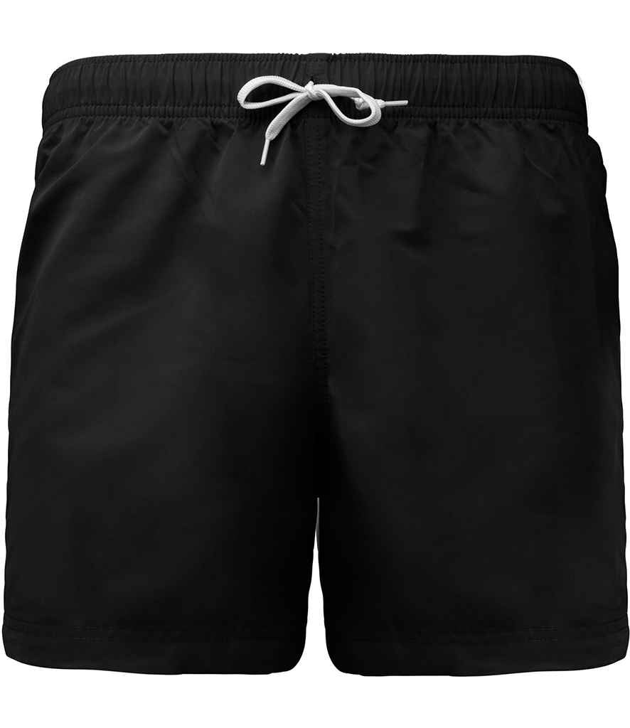Proact Swimming Shorts in Black by Proact — Custom branded clothing by Print Press, featuring premium embroidery produced in our specialist print lab in the UK.
