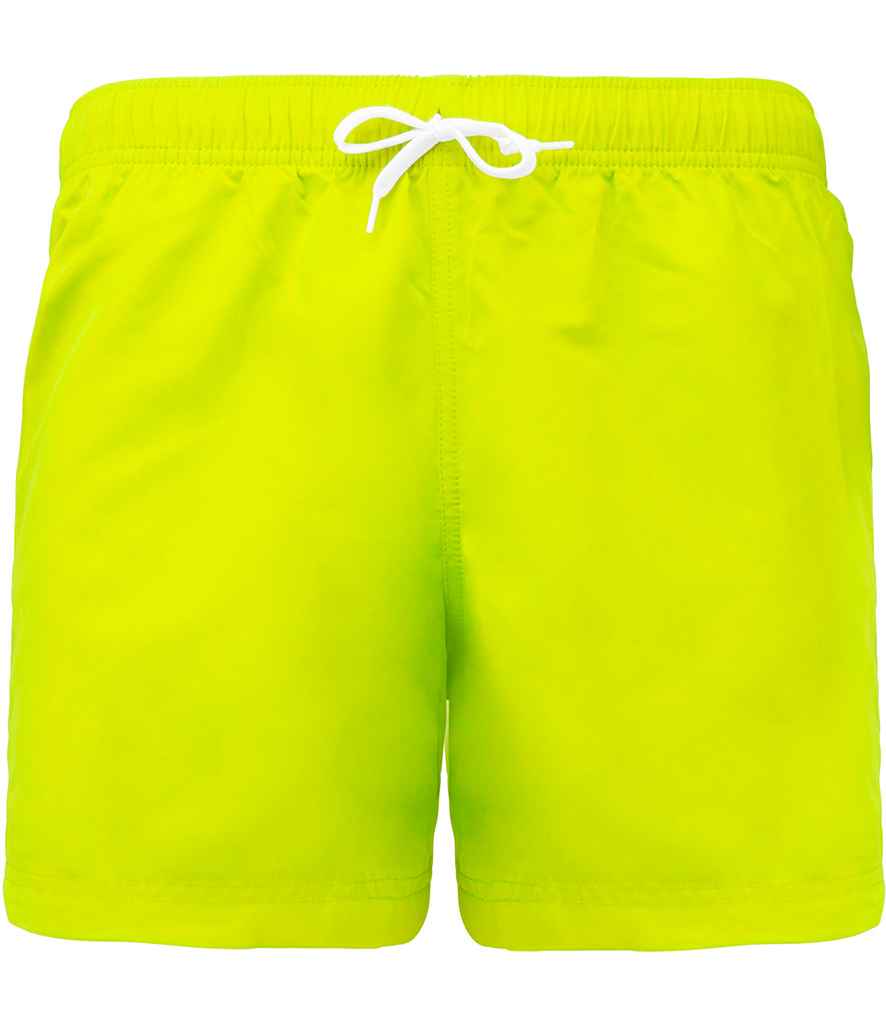 Proact Swimming Shorts in Fluorescent Yellow by Proact — Custom branded clothing by Print Press, featuring premium embroidery produced in our specialist print lab in the UK.