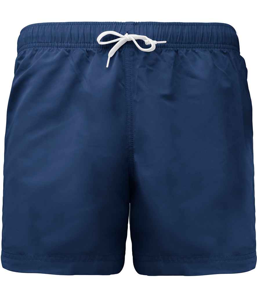Proact Swimming Shorts in Sporty Navy by Proact — Custom branded clothing by Print Press, featuring premium embroidery produced in our specialist print lab in the UK.