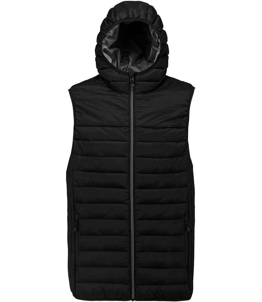 Proact Hooded Padded Bodywarmer in Black by Proact — Custom branded clothing by Print Press, featuring premium embroidery produced in our specialist print lab in the UK.