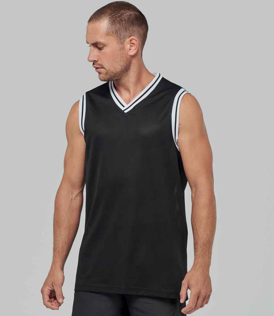 Proact Unisex University Jersey in Black White by Proact — Custom branded clothing by Print Press, featuring premium embroidery produced in our specialist print lab in the UK.
