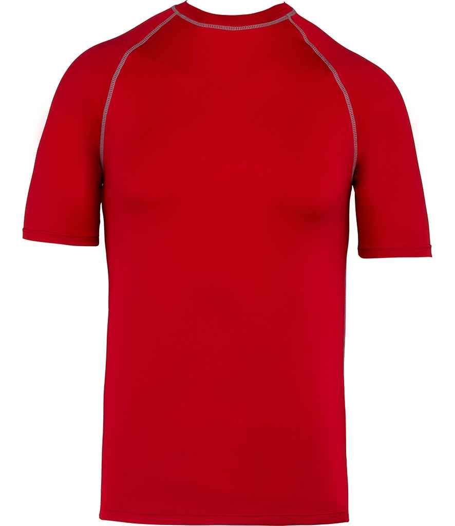 Proact Surf T-Shirt in Sporty Red by Proact — Custom branded clothing by Print Press, featuring premium embroidery produced in our specialist print lab in the UK.