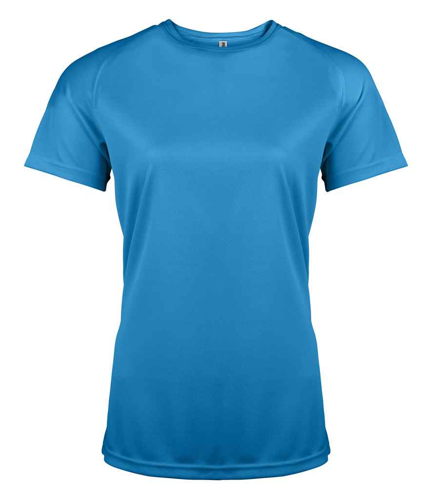 Proact Ladies Performance T-Shirt in Aqua by Proact — Custom branded clothing by Print Press, featuring premium embroidery produced in our specialist print lab in the UK.