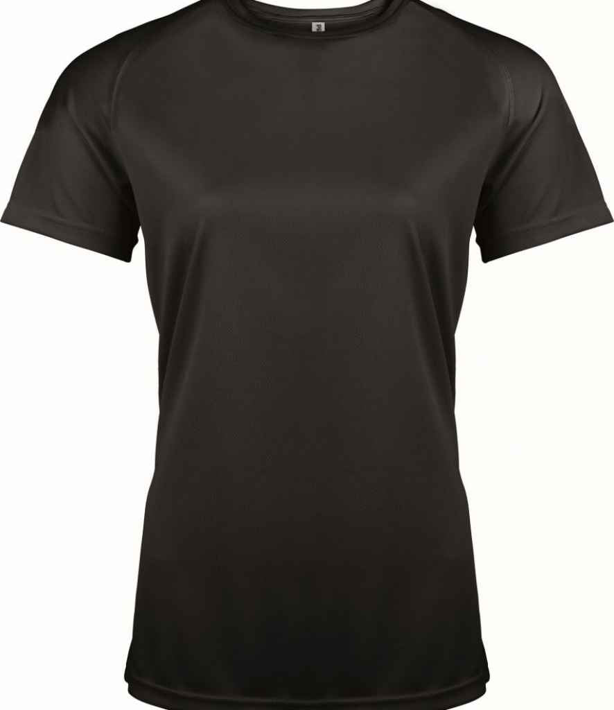 Proact Ladies Performance T-Shirt in Black by Proact — Custom branded clothing by Print Press, featuring premium embroidery produced in our specialist print lab in the UK.