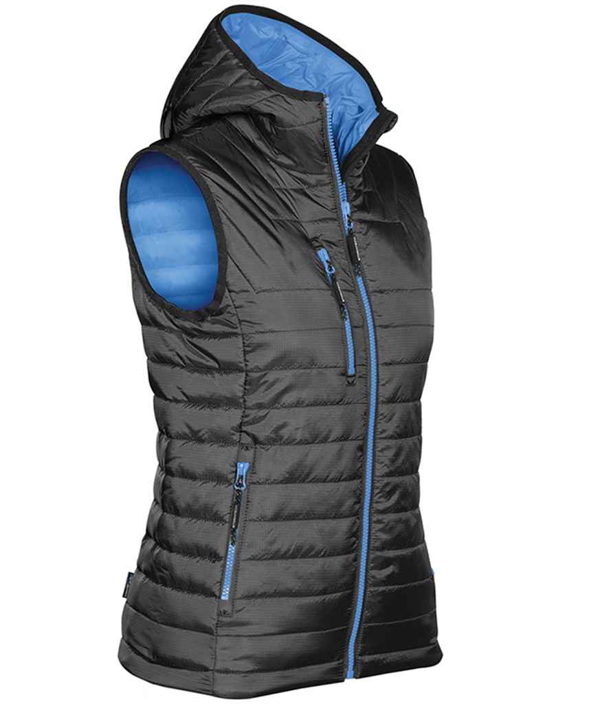 Stormtech Ladies Gravity Bodywarmer in by Stormtech — Custom branded clothing by Print Press, featuring premium embroidery produced in our specialist print lab in the UK.