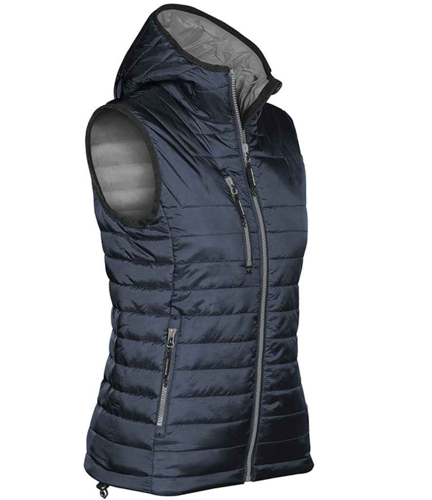 Stormtech Ladies Gravity Bodywarmer in by Stormtech — Custom branded clothing by Print Press, featuring premium embroidery produced in our specialist print lab in the UK.