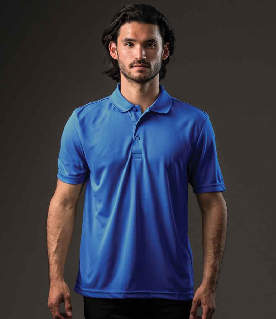Stormtech Eclipse H2X-DRY® Piqué Polo Shirt in Azure by Stormtech — Custom branded clothing by Print Press, featuring premium embroidery produced in our specialist print lab in the UK.