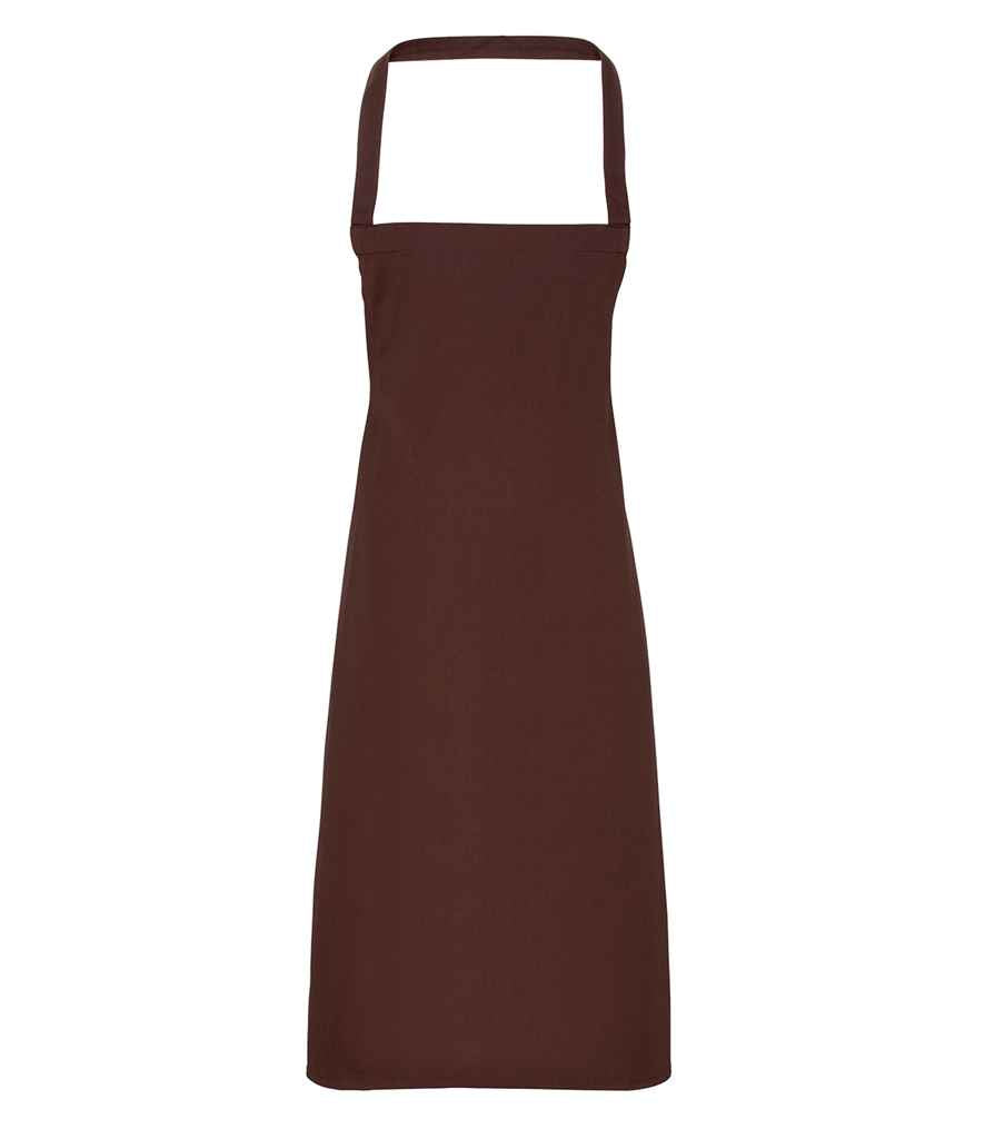 Premier Cotton Apron in ONE Burgundy by Premier — Custom branded clothing by Print Press, featuring premium embroidery produced in our specialist print lab in the UK.